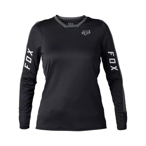 Fox Racing Women's Defend Pro Long Sleeve Jersey (Black)
